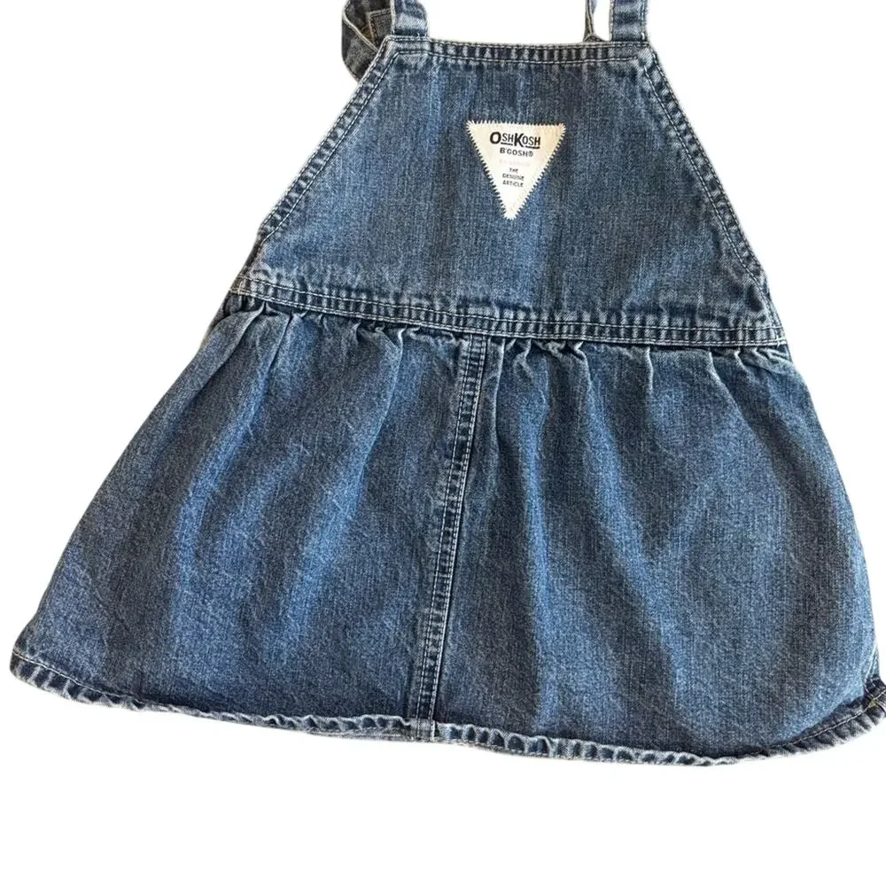 OshKosh B'gosh Classic Blue Denim Overall Dress